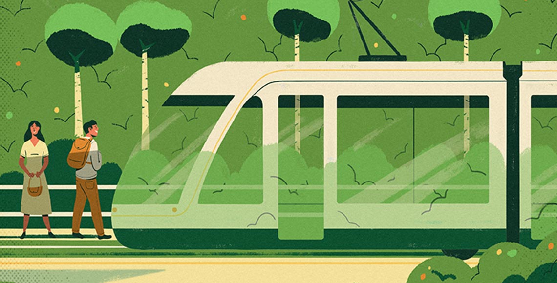 trasporti pubblici green iquadro